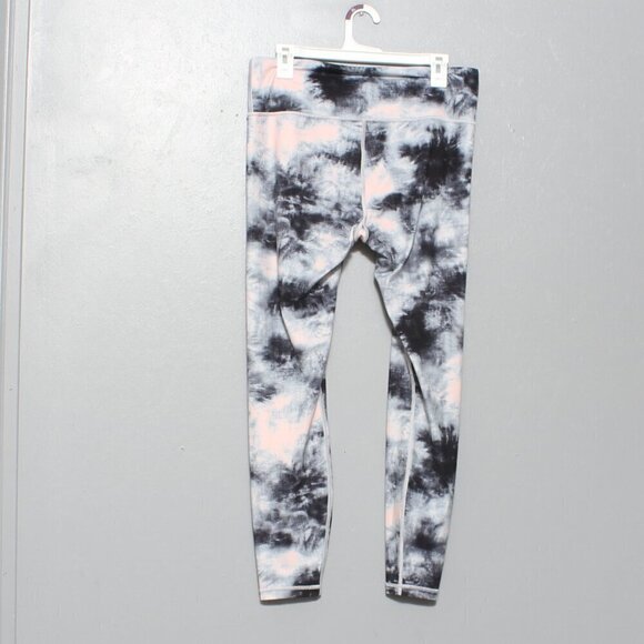 Athleta elation 7/8 pink black tie dye leggings - Picture 2 of 10